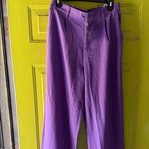 Elegant Women's Purple Pants